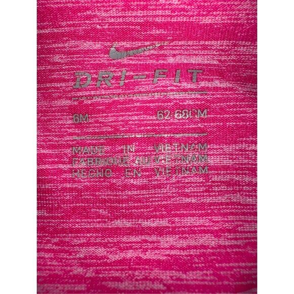 NIKE One-Piece Sleeveless ROMPER jumper Shorts - Barbie Pink Multi infant 6 MONT - Picture 5 of 5